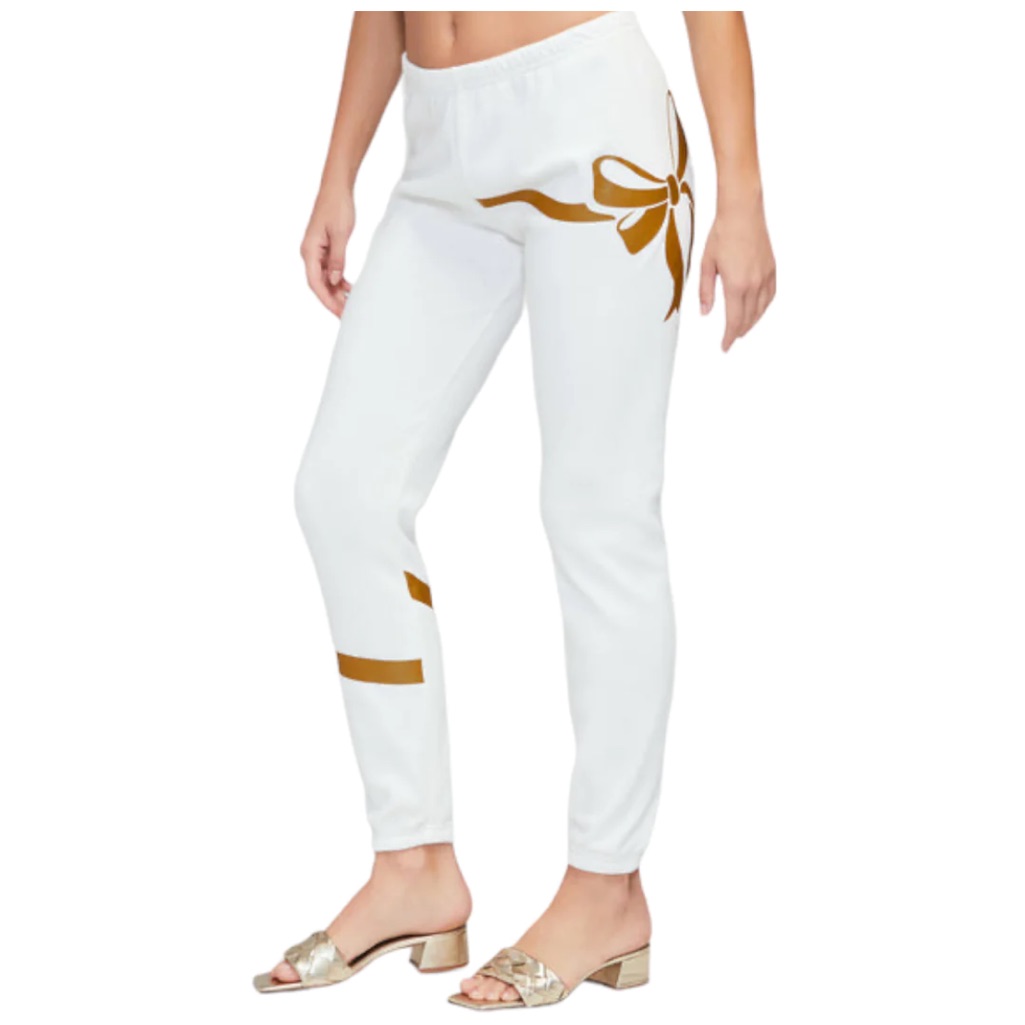 New! Wildfox Open Me First Knox Pants In Vanilla